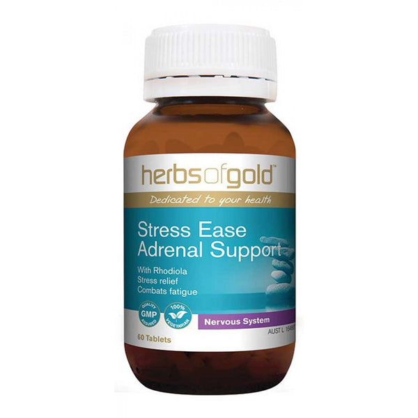 Herbs of Gold Stress Ease Adrenal Support 60t