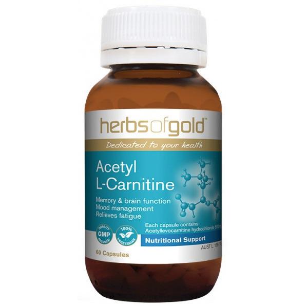Herbs of Gold Acetyl L Carnitine 60vc