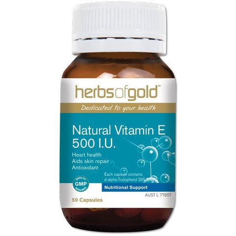 Herbs of Gold Natural Vitamin E 500IU 50c
