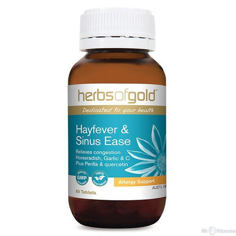 Herbs of Gold Hayfever & Sinus Ease 60t