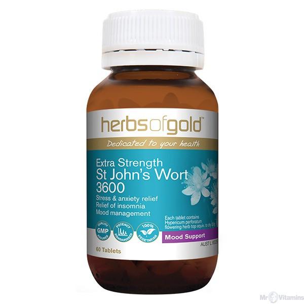 Herbs of Gold St John's Wort Extra Strength 60t