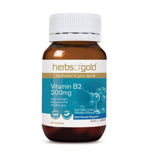 Herbs of Gold Vitamin B2 200mg 60t