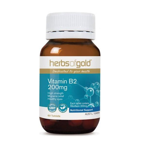 Herbs of Gold Vitamin B2 200mg 60t