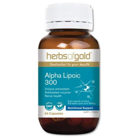 Herbs of Gold Alpha Lipoic 300 60c
