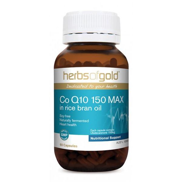 Herbs of Gold CoQ10 150 Max 60c