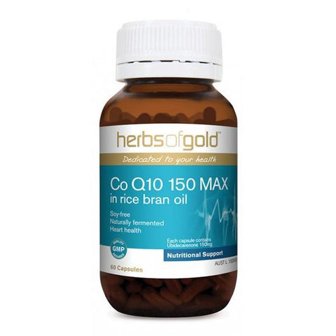 Herbs of Gold CoQ10 150 Max 60c