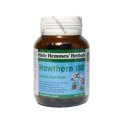 Hilde Hemmes Herbal's Hawthorn 1000mg 60vc