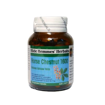 Hilde Hemmes Herbal's Horse Chestnut 1600mg 60vc