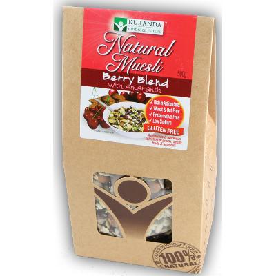Kuranda Natural Muesli Berry Blend 500g