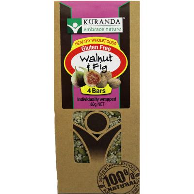 Kuranda Natural Bars Walnut & Fig 4pk 160g