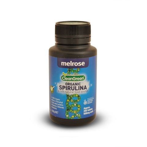 Melrose Organic Spirulina 500mg 100t