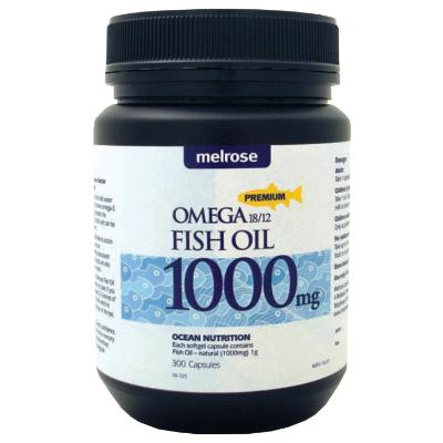 Melrose Omega 18/12 Fish Oil 1g 300c