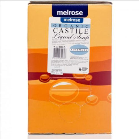 Melrose Organics Castile Soap Rosemary 9L