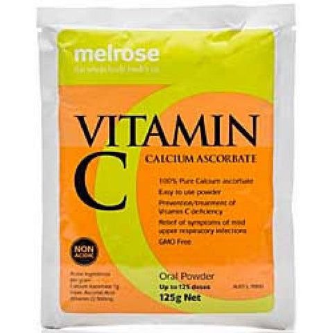 Melrose Vitamin C Calcium Ascorbate 125g