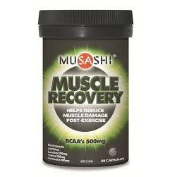 Musashi Amino Blends Muscle Recovery BCAAs 500mg 60c