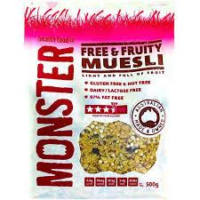 Monster Muesli Free & Fruity 500g