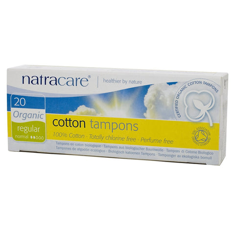 Natracare Tampons Non-Applicator Regular 20s