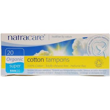 Natracare Tampons Non-Applicator Super 20s