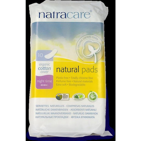 Natracare Pads Night Times Maxi 10s