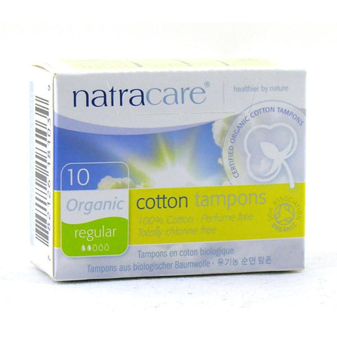 Natracare Tampons Non-Applicator Regular 10s