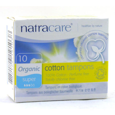 Natracare Tampons Non-Applicator Super 10s