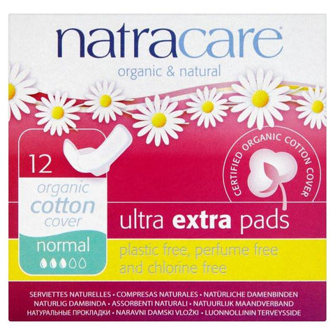 Natracare Pads Ultra Extra Normal 12s