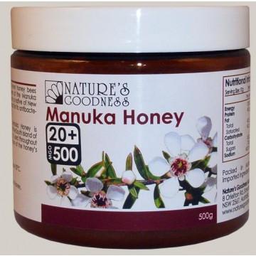 Natures Goodness Manuka Honey 20+ 500g