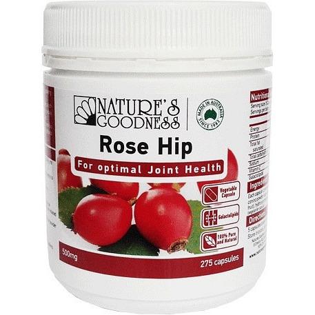 Natures Goodness Rose Hip Capsules 500mg/275's