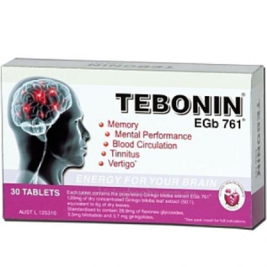 Natural Health Products Tebonin EGb 761 120mg 30t