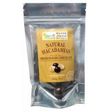 Noosa Natural Chocolate Co. Macadamias in Dark Choc 100g