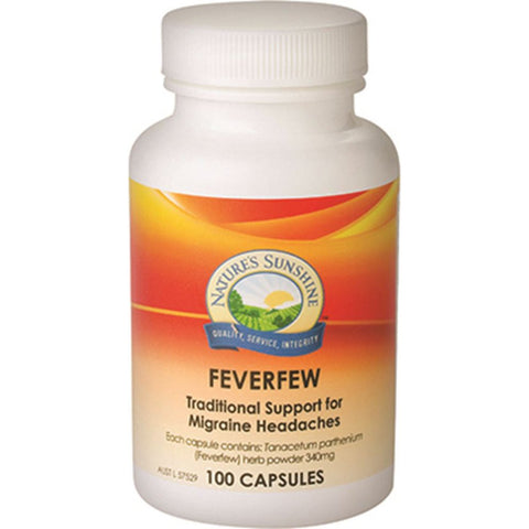 Nature's Sunshine Feverfew 340mg 100c