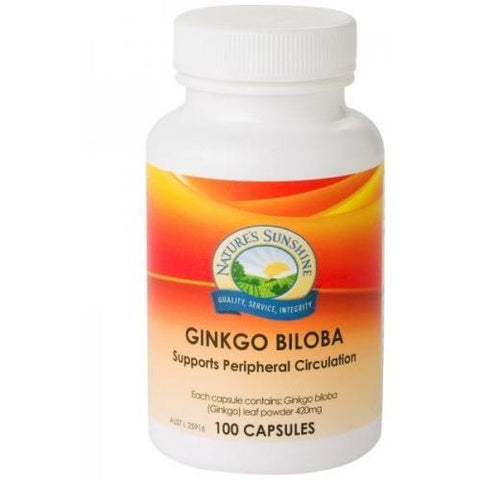 Nature's Sunshine Ginkgo Biloba 420mg 100c