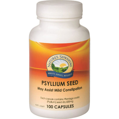 Nature's Sunshine Psyllium Seed 600mg 100c