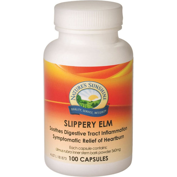 Nature's Sunshine Slippery Elm 360mg 100c