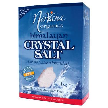 Nirvana Himalayan Crystal Salt Fine 1kg