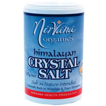 Nirvana Himalayan Crystal Salt Fine Shaker 125g