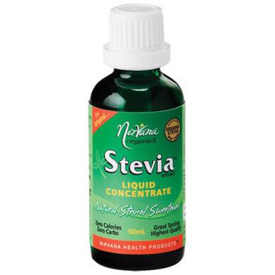 Nirvana Organics Stevia Liquid Concentrate 50ml