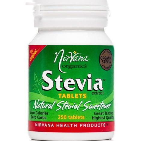 Nirvana Organics Stevia Tamper Evident Pk 250t