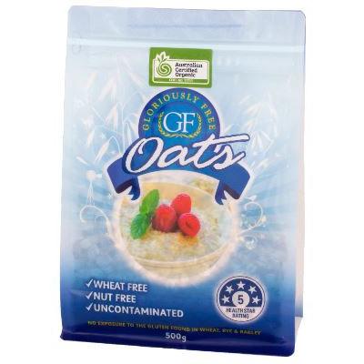 Gloriously Free Uncontaminated Oats Organic 500g