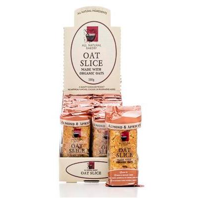 Organic Oat Slice Almond & Apricot 100g