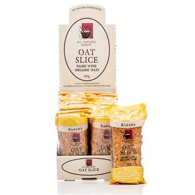 Organic Oat Slice Banana 100g