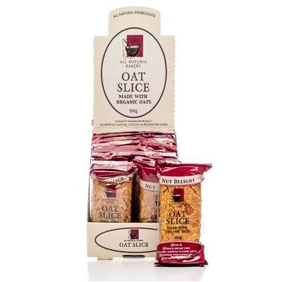 Organic Oat Slice Nut Delight 100g