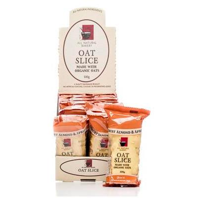 Organic Oat Slice Yoghurt&Almond&Apricot 100g