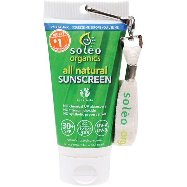 Soleo Organics Sunscreen 30+ 40g