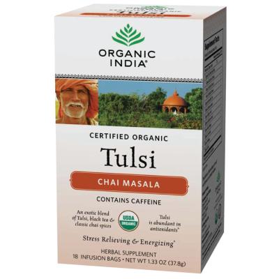 Organic India Tulsi Tea Chai Masala 18s Tea Bags