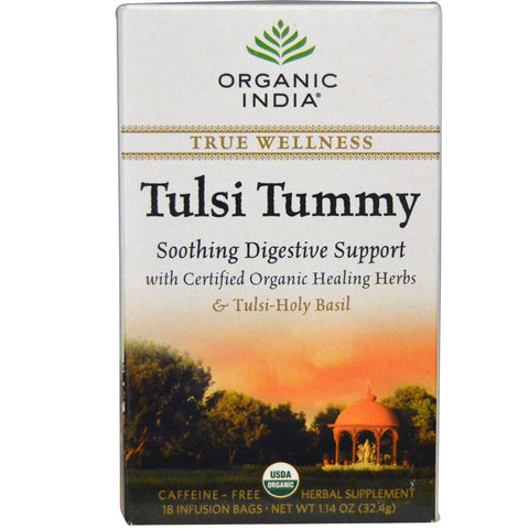 Organic India Wellness Tea Tulsi Tummy 18s Tea Bags