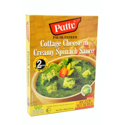 Pattu Cottage Cheese Creamy Spinach 285g