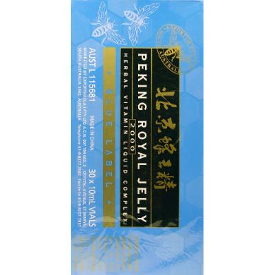 Exportim Peking Royal Jelly 2000 Blue Label 10ml x 30