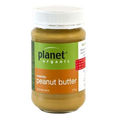 Planet Organic Peanut Butter Crunchy 375g