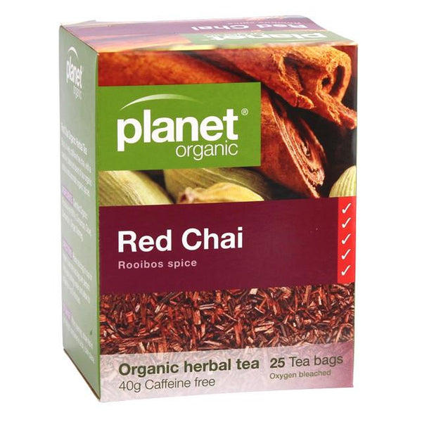 Planet Organic Red Chai 25s Tea Bags